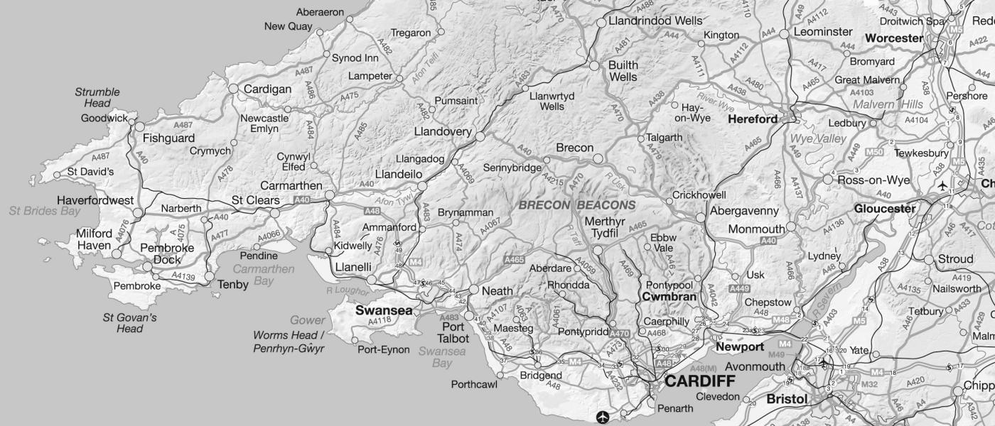 Families social work footprint in South and West Wales